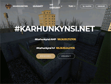 Tablet Screenshot of karhunkynsi.net